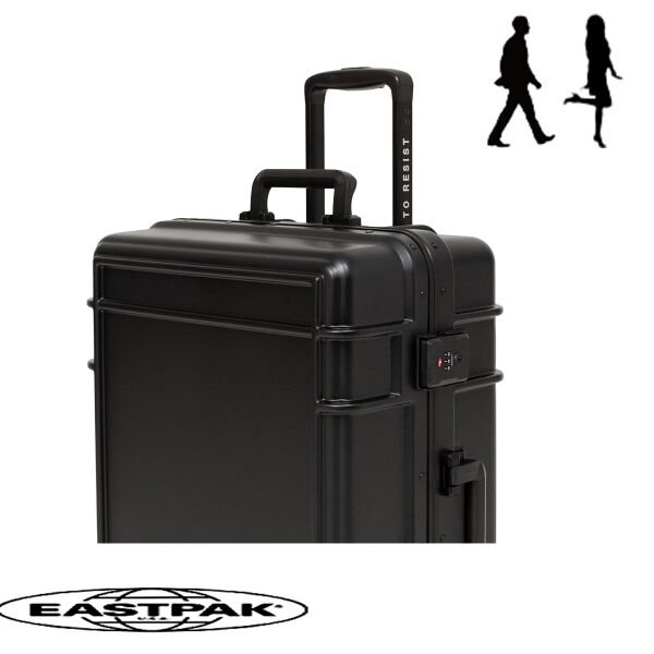 Eastpak ResistR Case M Orta Boy Valiz – Siyah Sert Kasa Valiz