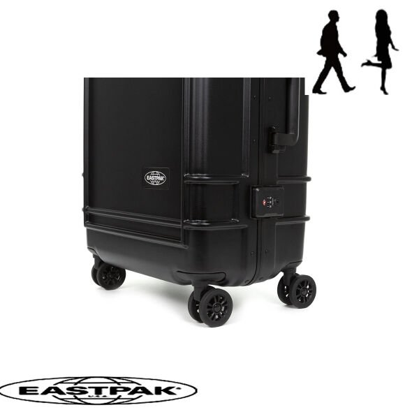 Eastpak ResistR Case M Orta Boy Valiz – Siyah Sert Kasa Valiz