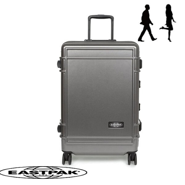 Eastpak ResistR Case M Orta Boy Valiz – Brushed Metal Sert Kasa Valiz