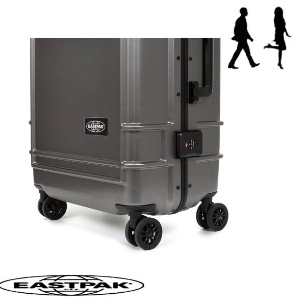 Eastpak ResistR Case M Orta Boy Valiz – Brushed Metal Sert Kasa Valiz
