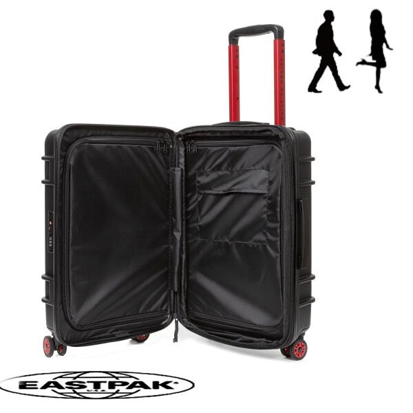 Eastpak ResistR Zip S Kabin Boy Valiz – Siyah Sert Kasa Valiz