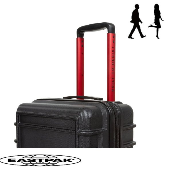Eastpak ResistR Zip S Kabin Boy Valiz – Siyah Sert Kasa Valiz