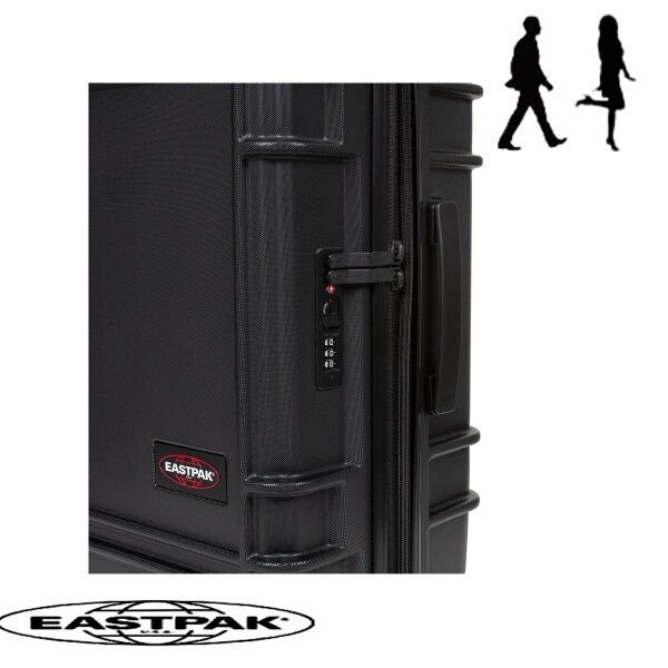 Eastpak ResistR Zip S Kabin Boy Valiz – Siyah Sert Kasa Valiz