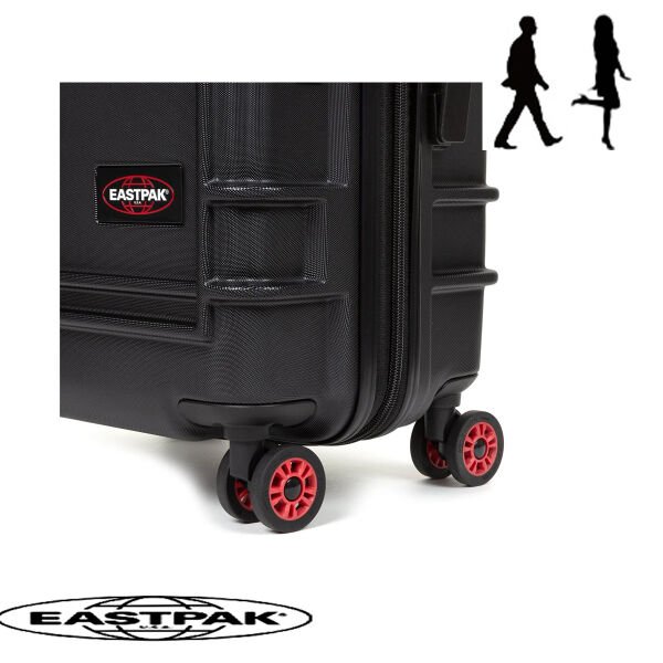 Eastpak ResistR Zip S Kabin Boy Valiz – Siyah Sert Kasa Valiz