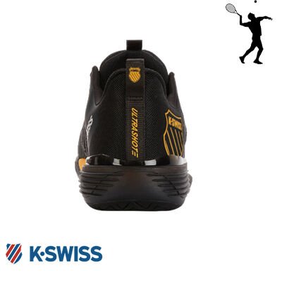 K-Swiss Ultrashot 3 Erkek Tenis Ayakkabısı – Moonless/Amber (Clay Court)