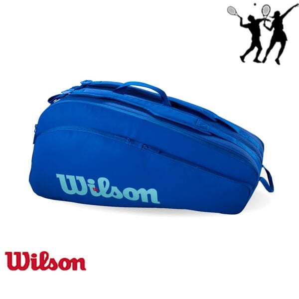 Wilson Ultra V5 Tour 12li Tenis Raket Çantası Mavi
