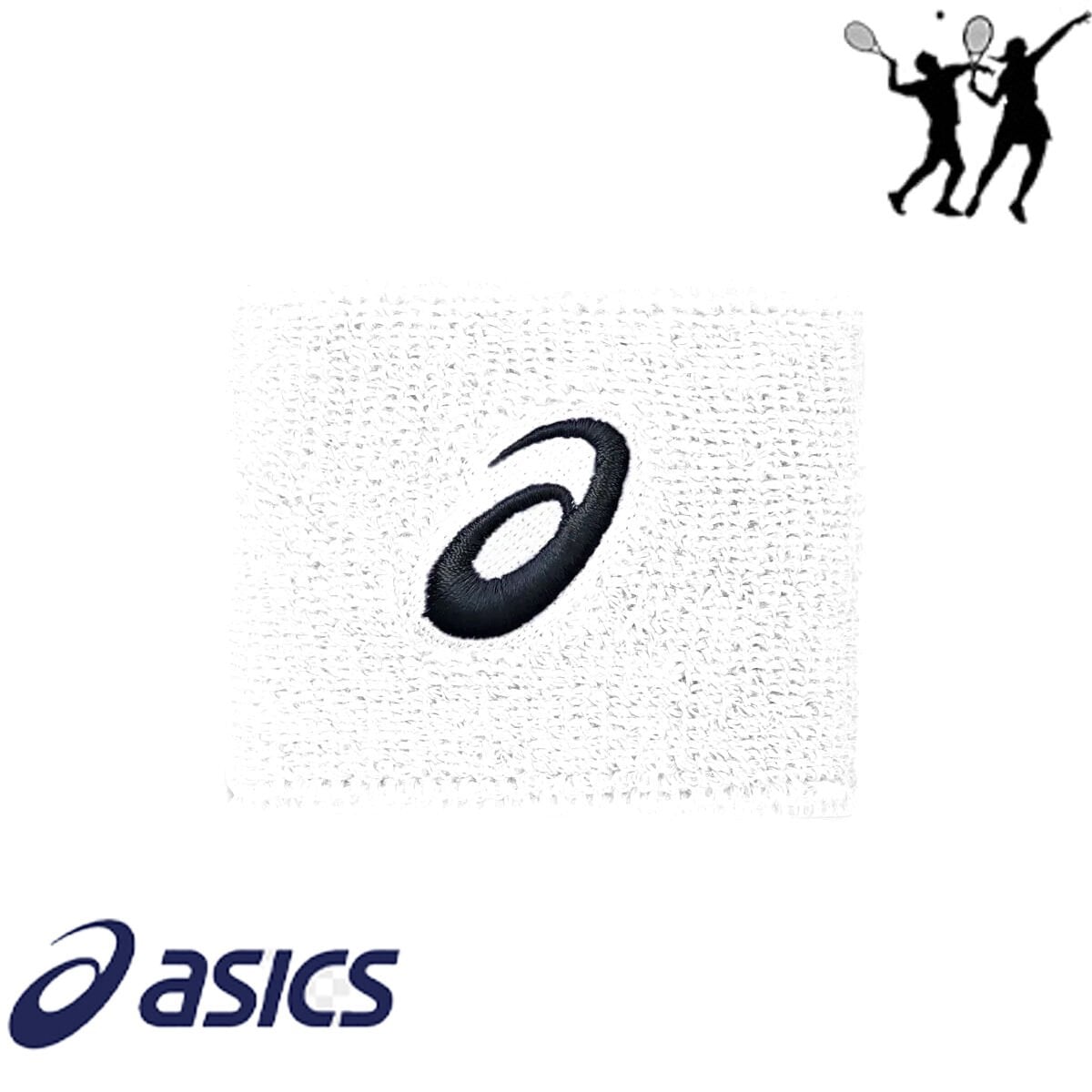 Asics Beyaz Tenis Bilekliği 2’li Paket