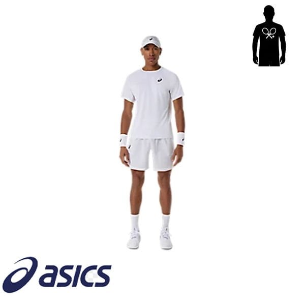 Asics Erkek Tenis Tişörtü Match SS Top White