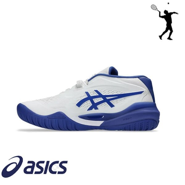 ASICS Gel-Resolution X Erkek Tenis Ayakkabısı – Beyaz / Koyu Kobalt (Hard Court)
