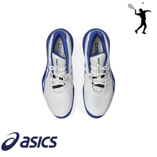 ASICS Gel-Resolution X Erkek Tenis Ayakkabısı – Beyaz / Koyu Kobalt (Hard Court)