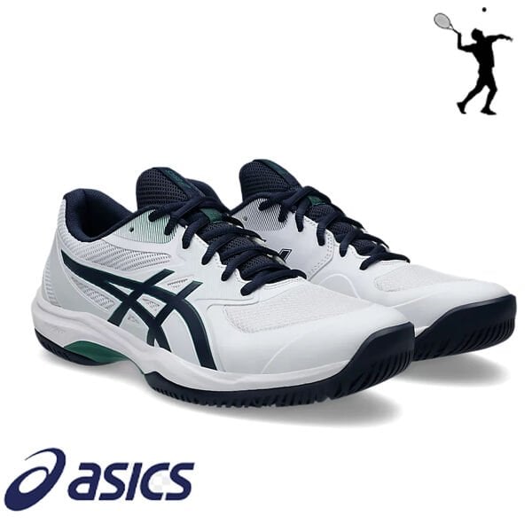 Asics Game FF Erkek Tenis Ayakkabısı – White/Midnight (Hard Court)