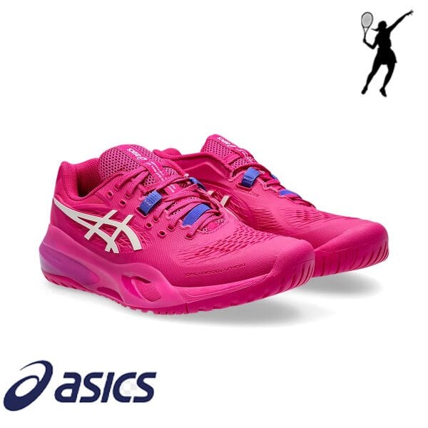 ASICS Gel-Resolution X Kadın Tenis Ayakkabısı – Parlak Pembe / Krem (Hard Court)