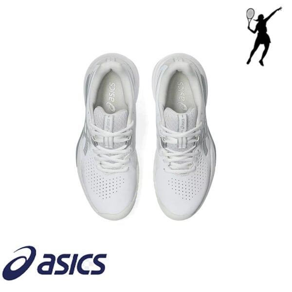 ASICS Gel-Challenger 15 Kadın Tenis Ayakkabısı – Beyaz / Saf Gümüş (Hard Court)