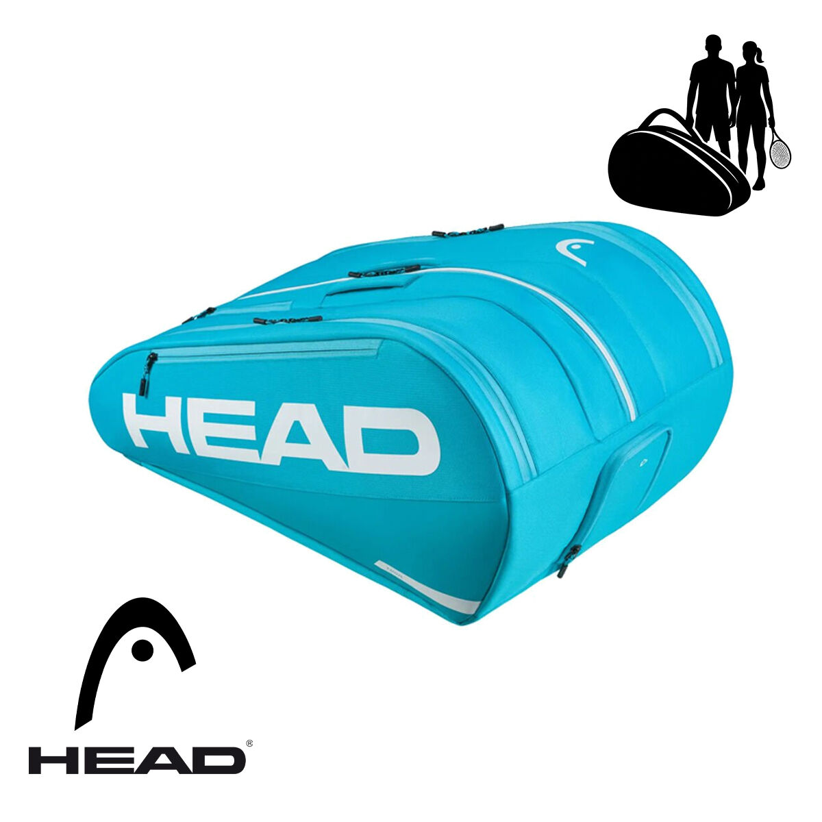 Head Tenis Raket Çantası Tour Racquet Bag XL BL