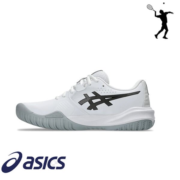 ASICS Gel-Challenger 15 Erkek Tenis Ayakkabısı – Beyaz / Gunmetal (Hard Court)