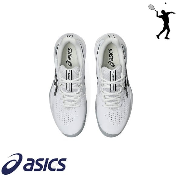ASICS Gel-Challenger 15 Erkek Tenis Ayakkabısı – Beyaz / Gunmetal (Hard Court)