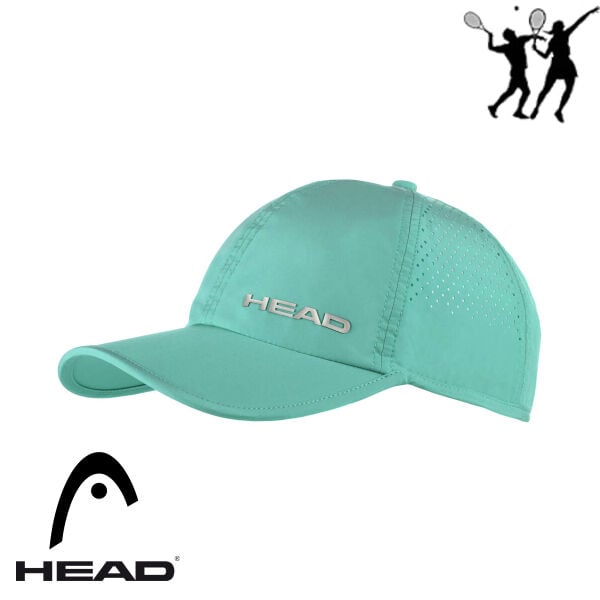 Head turkuaz tenis şapkası Pro Player Cap