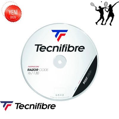 RAZOR CODE 1.30 POLYESTER CARBON 200M RULO TECNIFIBRE TENİS RAKET KORDAJI