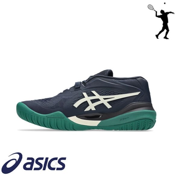 SICS Gel-Resolution X Erkek Tenis Ayakkabısı – Midnight / Cream (Hard Court)