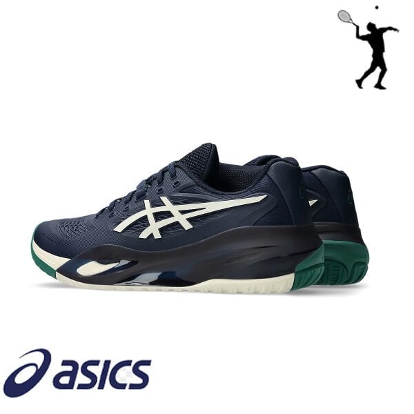 SICS Gel-Resolution X Erkek Tenis Ayakkabısı – Midnight / Cream (Hard Court)