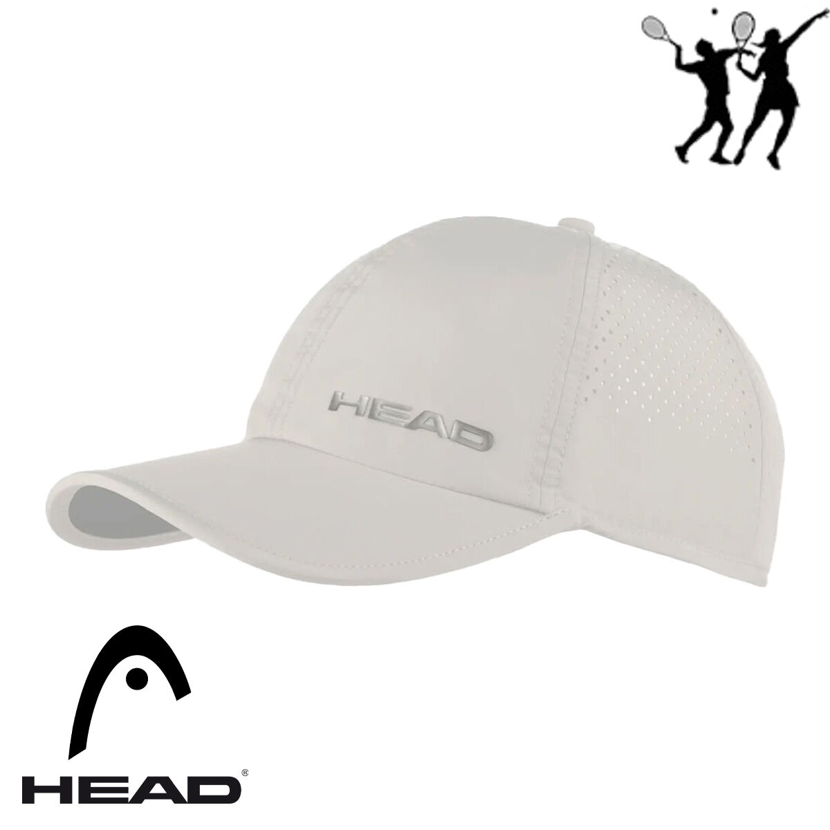 Head beyaz tenis şapkası Pro Player Cap