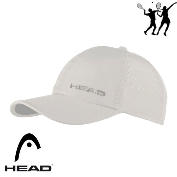 Head beyaz tenis şapkası Pro Player Cap