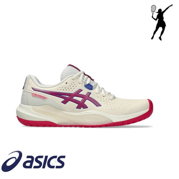 ASICS GEL‑Challenger 15 Kadın Tenis Ayakkabısı – Cream / Bright Rose (Hard Court)