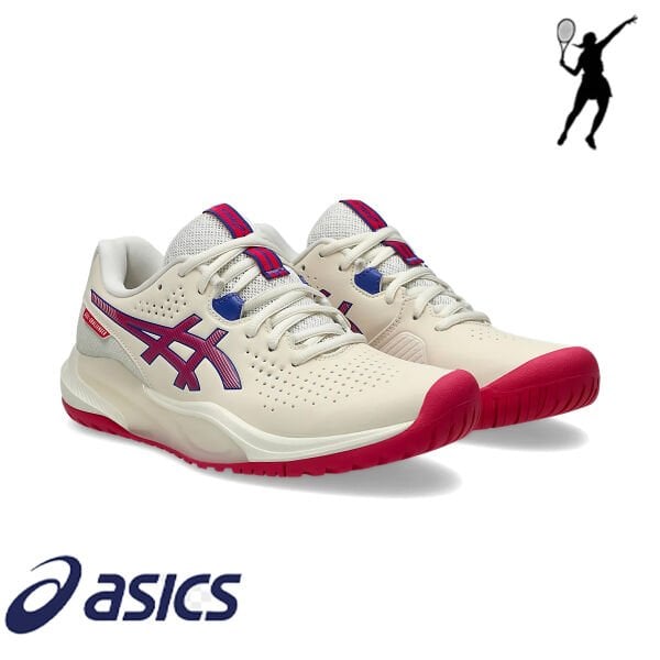 ASICS GEL‑Challenger 15 Kadın Tenis Ayakkabısı – Cream / Bright Rose (Hard Court)