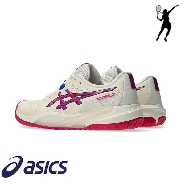 ASICS GEL‑Challenger 15 Kadın Tenis Ayakkabısı – Cream / Bright Rose (Hard Court)