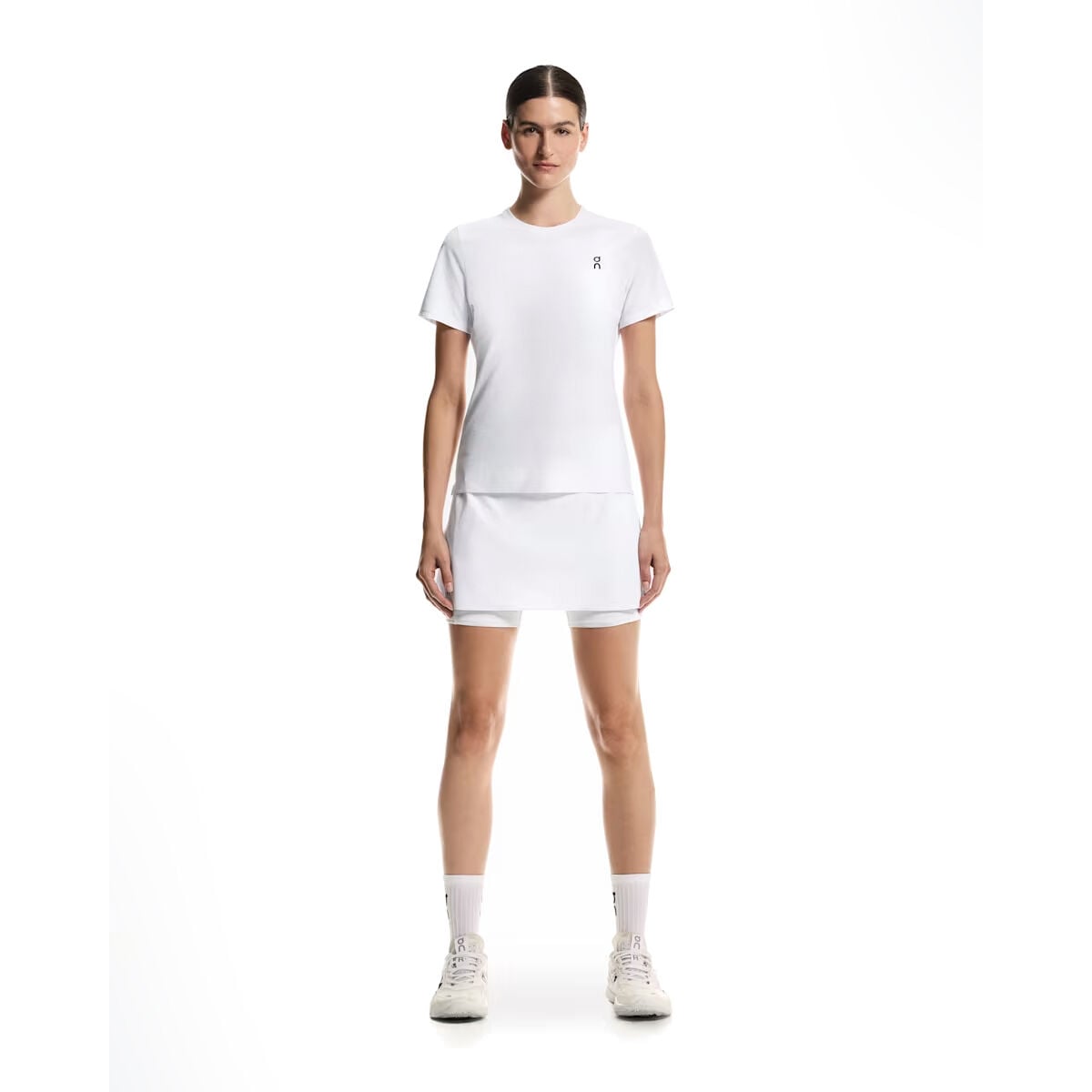 On Kadın Tenis Tişörtü The Court T-Shirt White