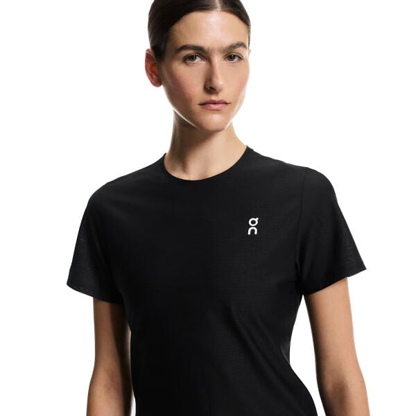 On Kadın Tenis Tişörtü The Court T-Shirt Black