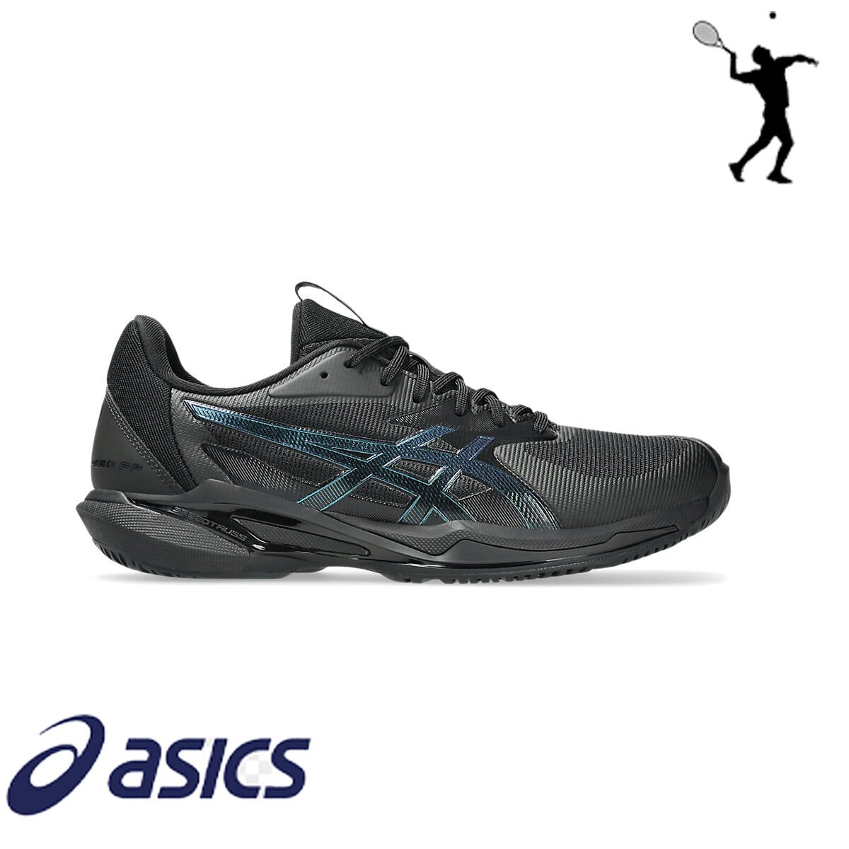 ASICS Solution Speed FF 3 Erkek Tenis Ayakkabısı – Night Energy Black / Prism Blue (All Court)