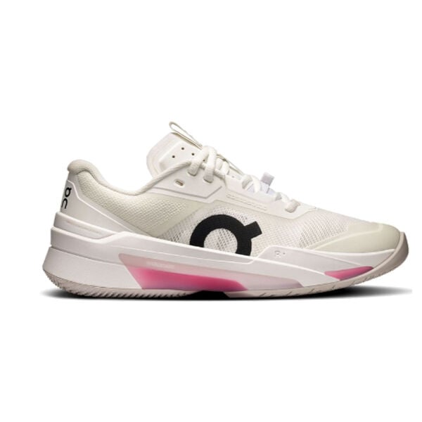 On The Roger Pro Fire Kadın Tenis Ayakkabısı – White/Pink (Hard Court)
