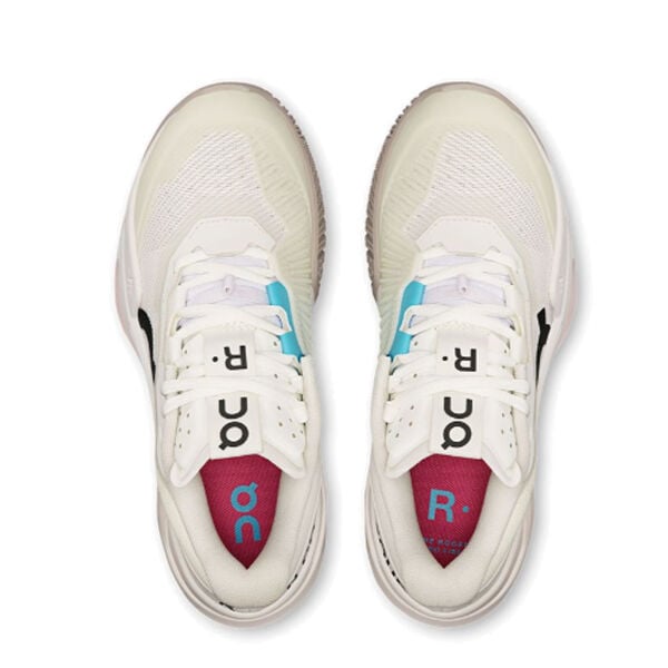 On The Roger Pro Fire Kadın Tenis Ayakkabısı – White/Pink (Hard Court)