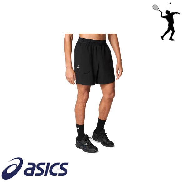 ASICS Match 7in Erkek Şort – Siyah