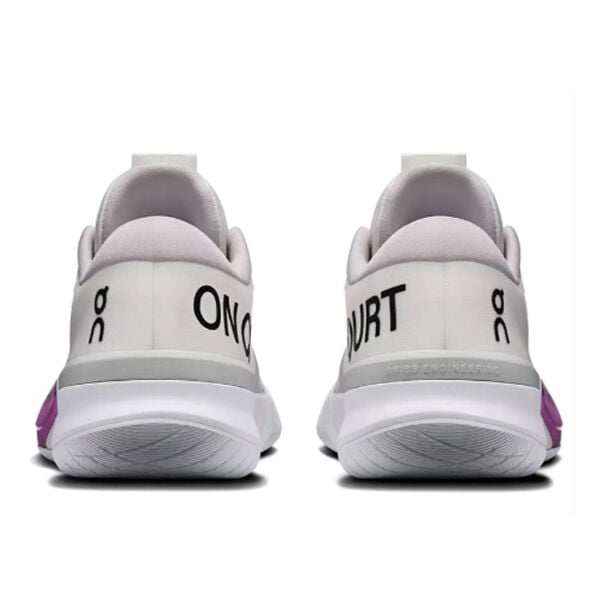 On The Roger Pro 3 Kadın Tenis Ayakkabısı – White/Purple (Hard Court)