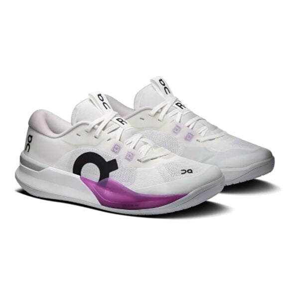 On The Roger Pro 3 Kadın Tenis Ayakkabısı – White/Purple (Hard Court)