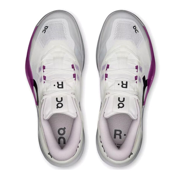 On The Roger Pro 3 Kadın Tenis Ayakkabısı – White/Purple (Hard Court)