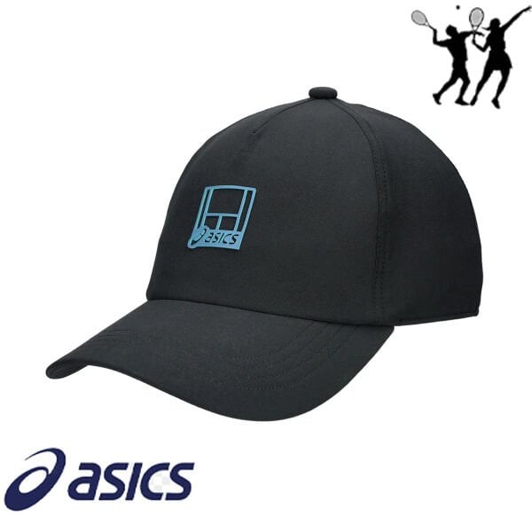 ASICS Court Core Graphic Cap Unisex Spor Şapka – Siyah