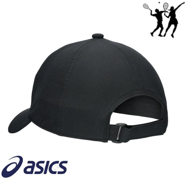 ASICS Court Core Graphic Cap Unisex Spor Şapka – Siyah