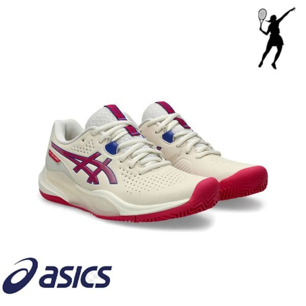 ASICS GEL-Challenger 15 Kadın Tenis Ayakkabısı – Cream / Bright Rose (Clay Court)