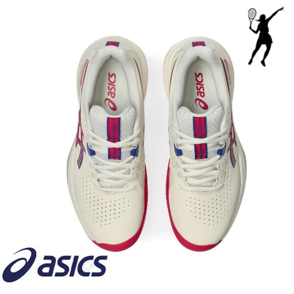 ASICS GEL-Challenger 15 Kadın Tenis Ayakkabısı – Cream / Bright Rose (Clay Court)