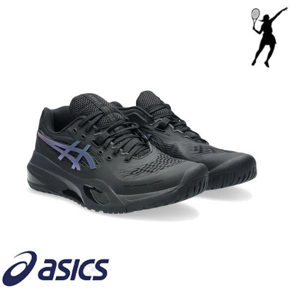 ASICS GEL-Resolution X Kadın Tenis Ayakkabısı – Night Energy / Siyah (All Court)