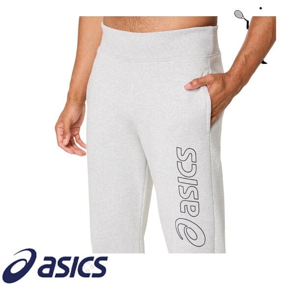 ASICS Logo Sweatpant Erkek Eşofman Altı – Gri