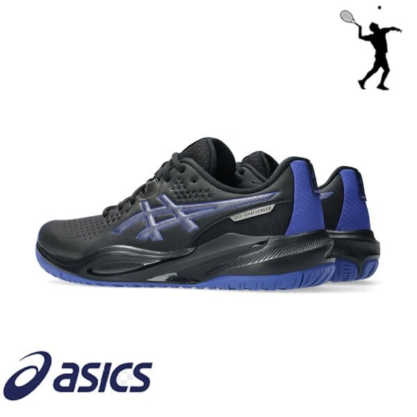 ASICS GEL-Challenger 15 Erkek Tenis Ayakkabısı – Black / Blue (Hard Court
