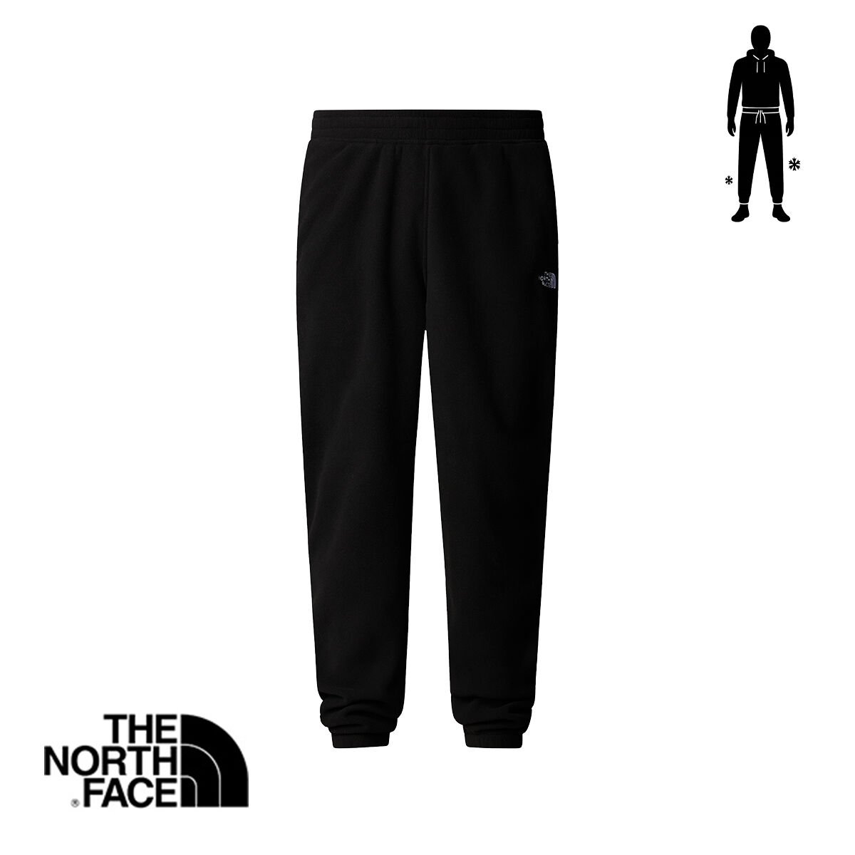 The North Face M Glacier Fleece Pant Erkek Polar Eşofman Altı – TNF Black
