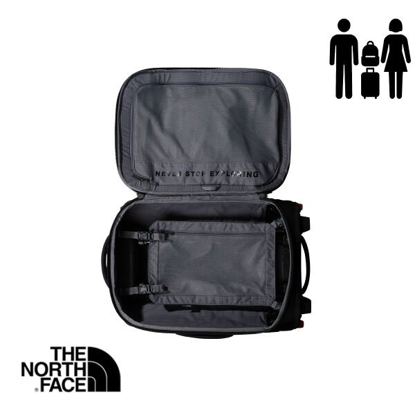 The North Face Base Camp Rolling Thunder 22 Kabin Boy Tekerlekli Seyahat Çantası 40L – TNF Siyah/TNF Beyaz