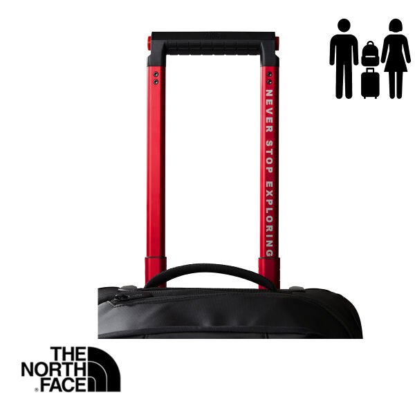 The North Face Base Camp Rolling Thunder 22 Kabin Boy Tekerlekli Seyahat Çantası 40L – TNF Siyah/TNF Beyaz