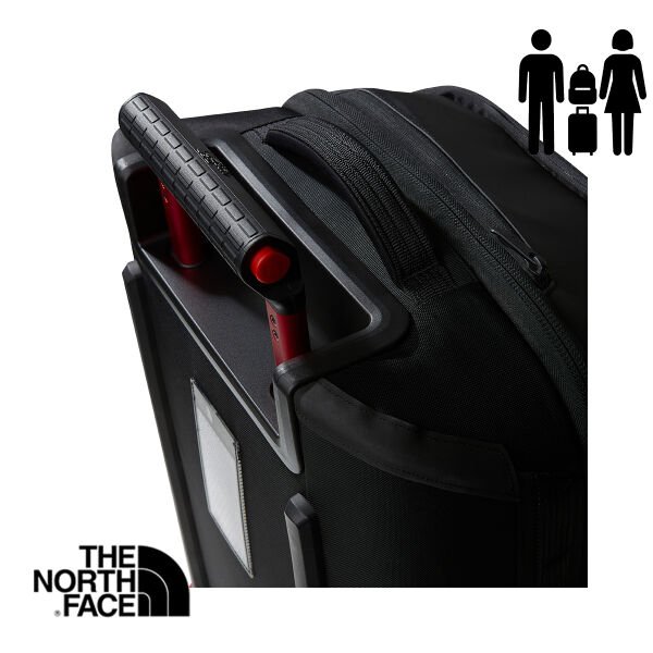 The North Face Base Camp Rolling Thunder 22 Kabin Boy Tekerlekli Seyahat Çantası 40L – TNF Siyah/TNF Beyaz