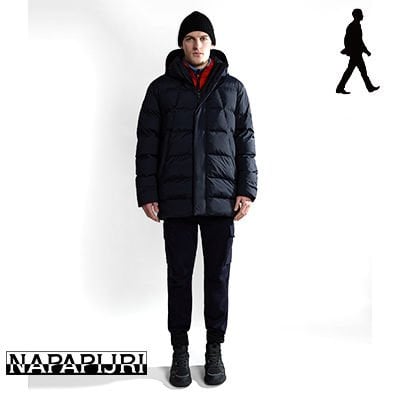 Thermo Şisme Uzun Ceket - Napapijri Erkek Mont